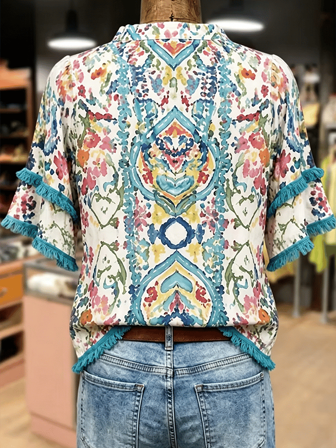 Women'S Casual Printed Shirt