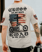 Kreuz auf meinem Rücken All-Over-Print T-Shirt