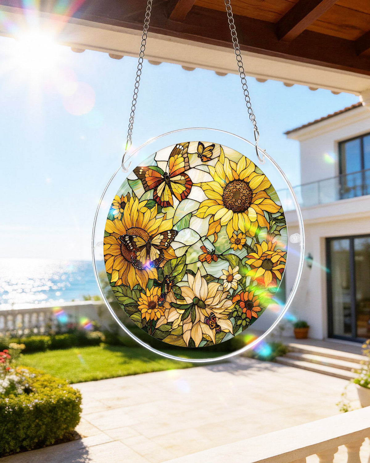 Sunflower Whispers Light Suncatcher-Acrylic Window Art