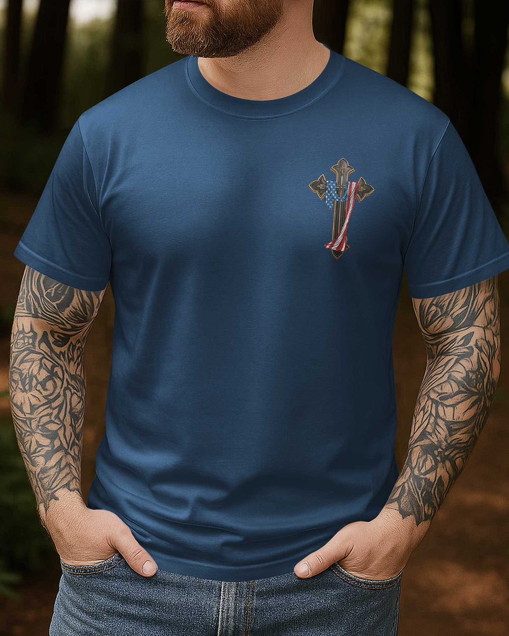 One Nation Under God All Over Print T-shirt