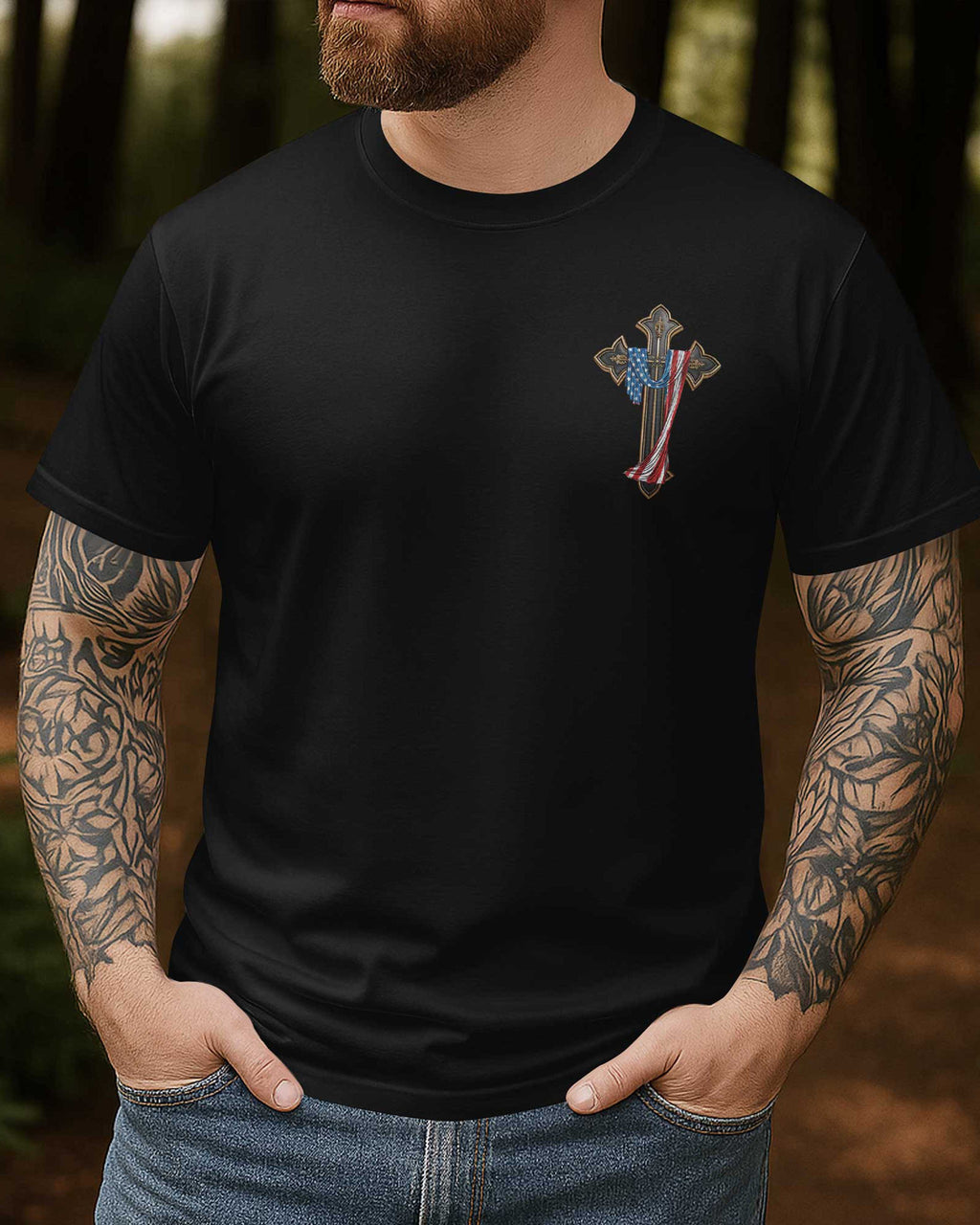 One Nation Under God All Over Print T-shirt