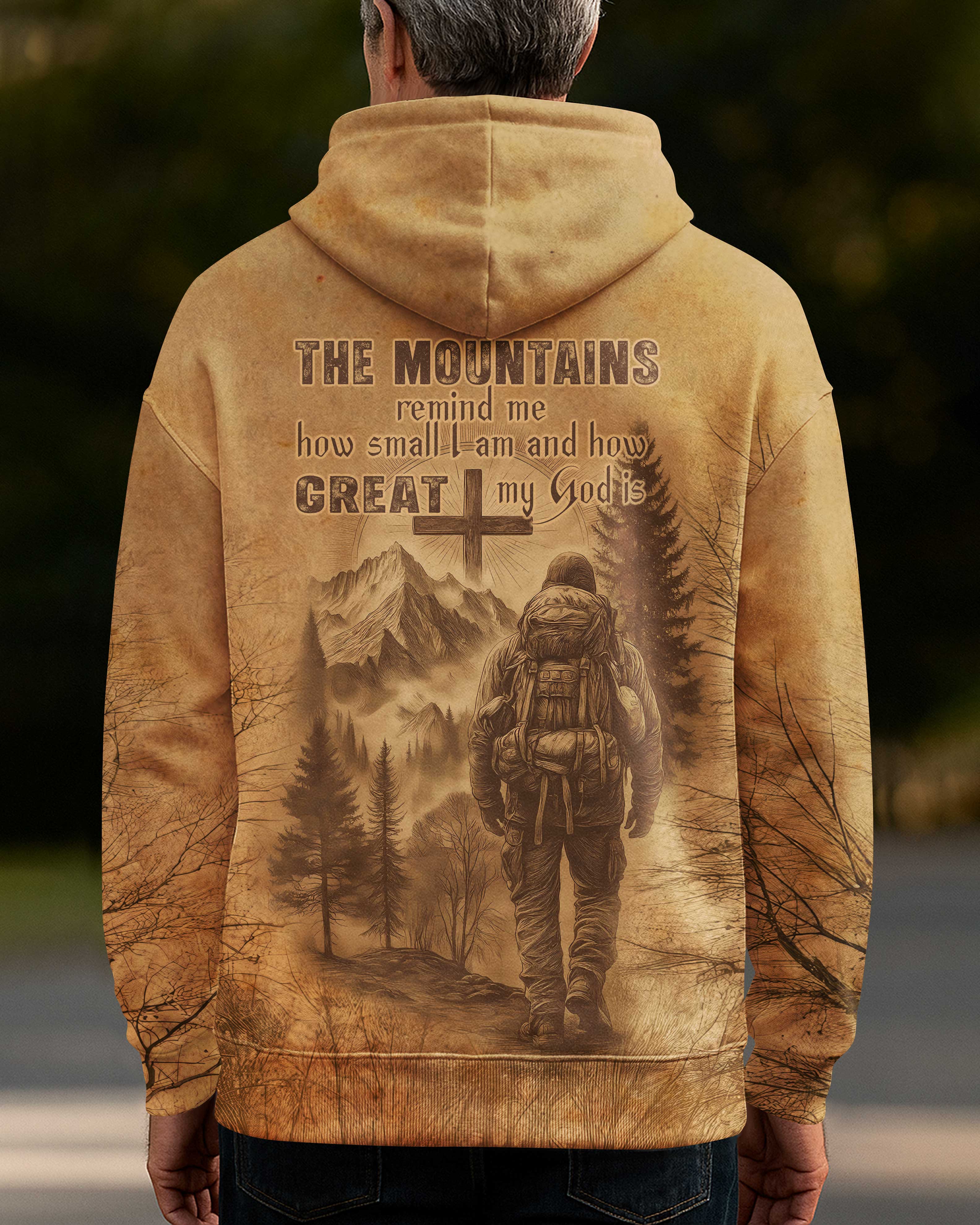 T-shirt La montagne me rappelle ma petitesse