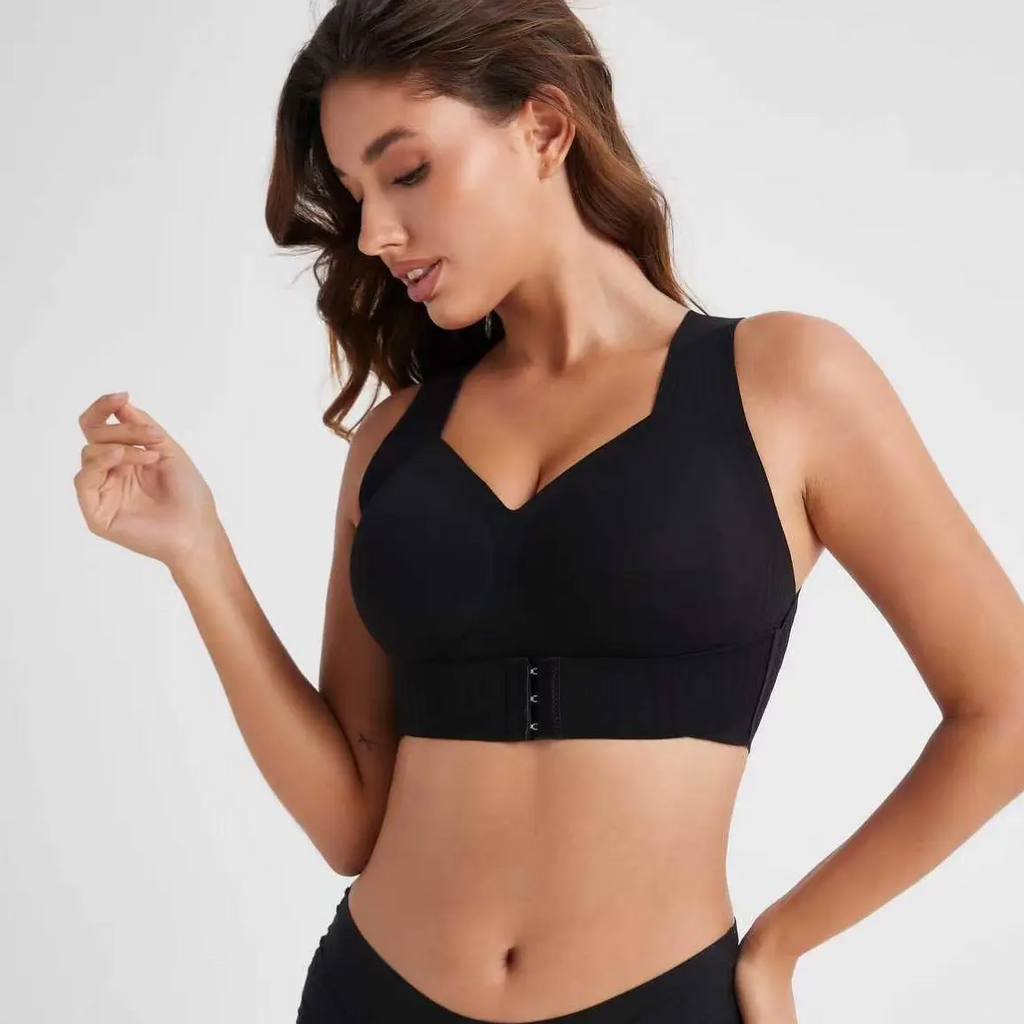 Seamless Shaping Posture Bra | Wireless Push Up & Back Support