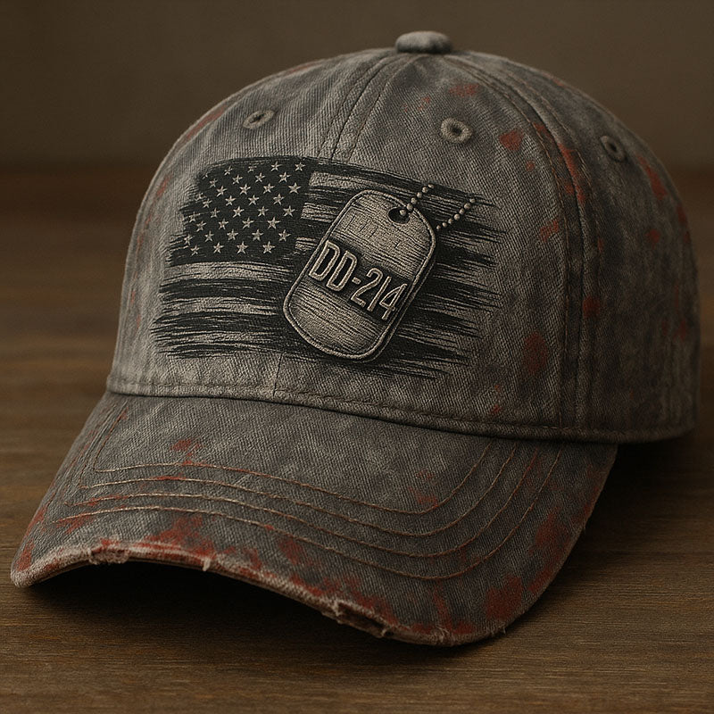 Veteran Printed Casual Hat