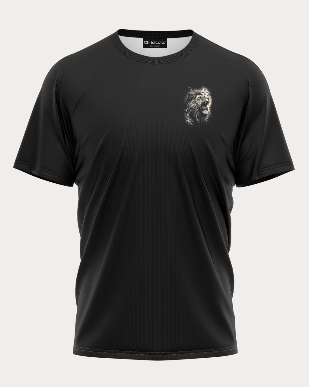 Mann des Glaubens, 1. Timotheus 6,11, jage der Gerechtigkeit, der Gottesfurcht, dem Glauben, der Liebe, der Geduld und der Sanftmut nach. T-Shirt