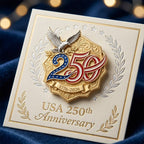US 250th Anniversary Brooch Pin