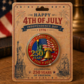 U.S. Founding 250th Anniversary Commemorative Pin (Unisex)