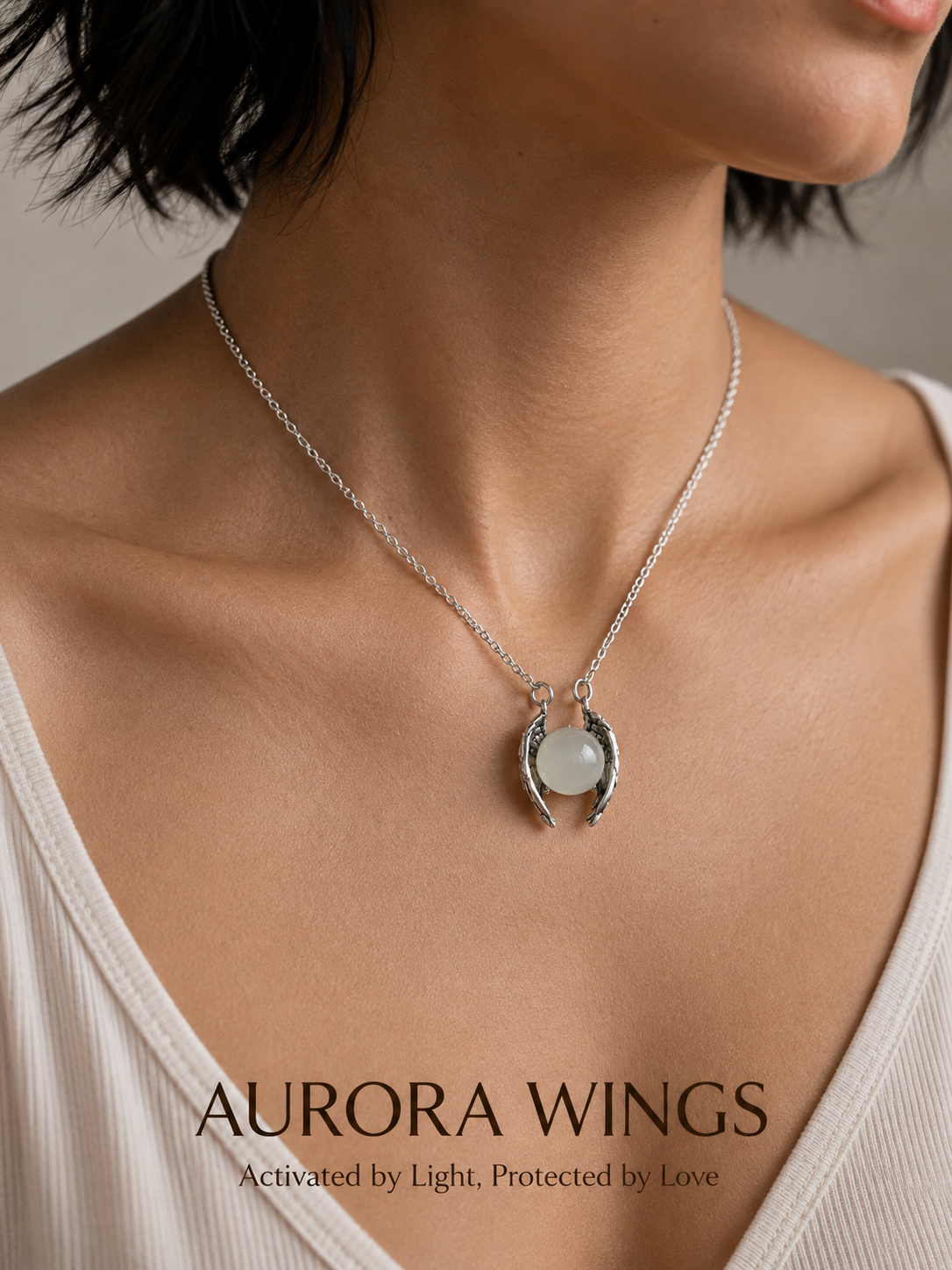 Mystic Wings Color-Changing Pendant - UV Light Sensitive Jewelry