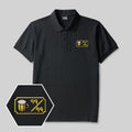 Personalized Pixel Skill 2 Geek Embroidered Polo Shirt