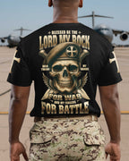 Gesegnet sei der Herr, mein Fels, der meine Hände für den Kampf trainiert T-Shirt