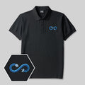 Infinite Loop Geek Embroidered Polo Shirt