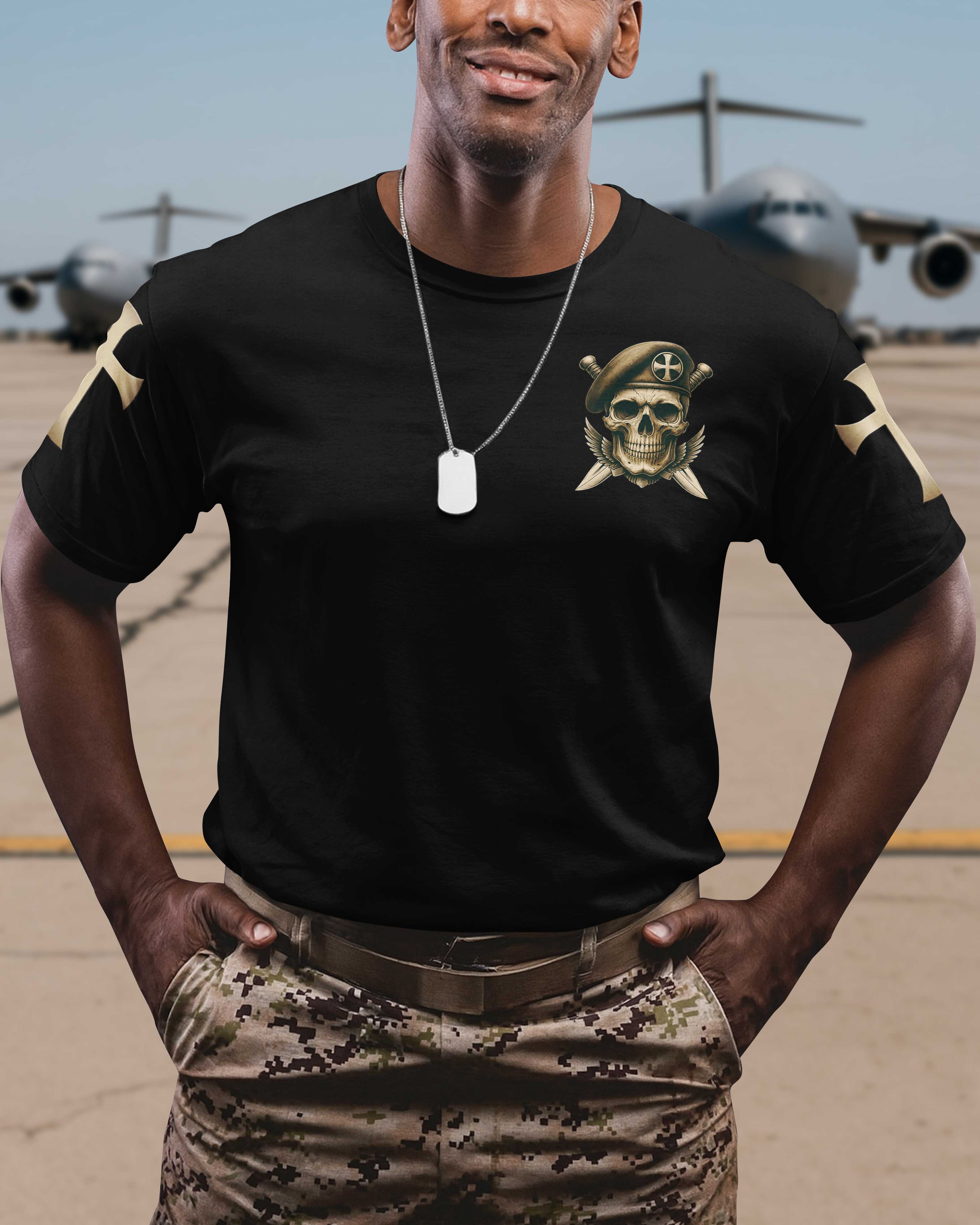 Gesegnet sei der Herr, mein Fels, der meine Hände für den Kampf trainiert T-Shirt