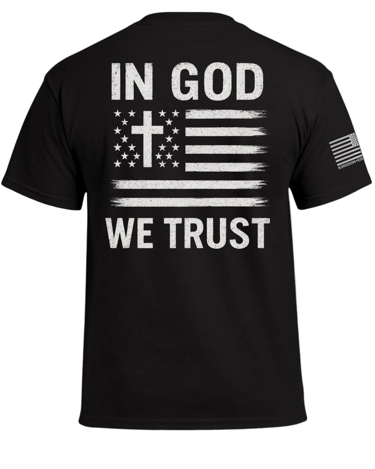 In God We Trust Amerikanische Flagge T-Shirt