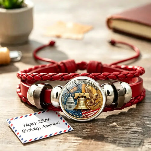Bracelet commémoratif édition limitée 250 ans de patriotisme