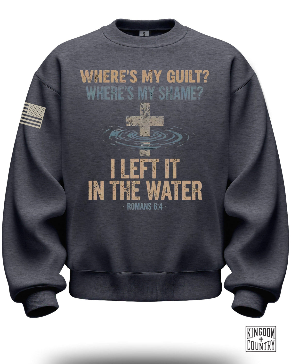 Where's My Guilt? Rundhals-Pullover