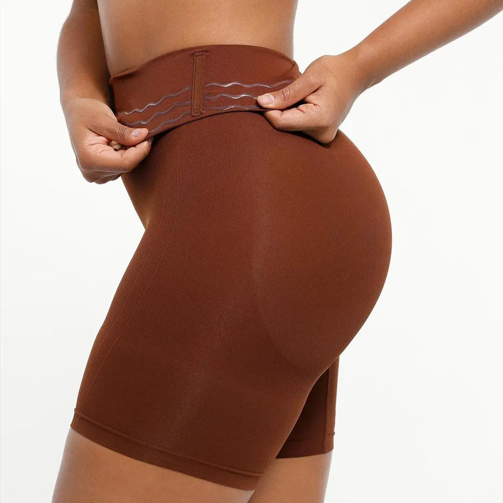 Short galbant sans coutures pour femme | Shorty gainant taille haute contrôle du ventre