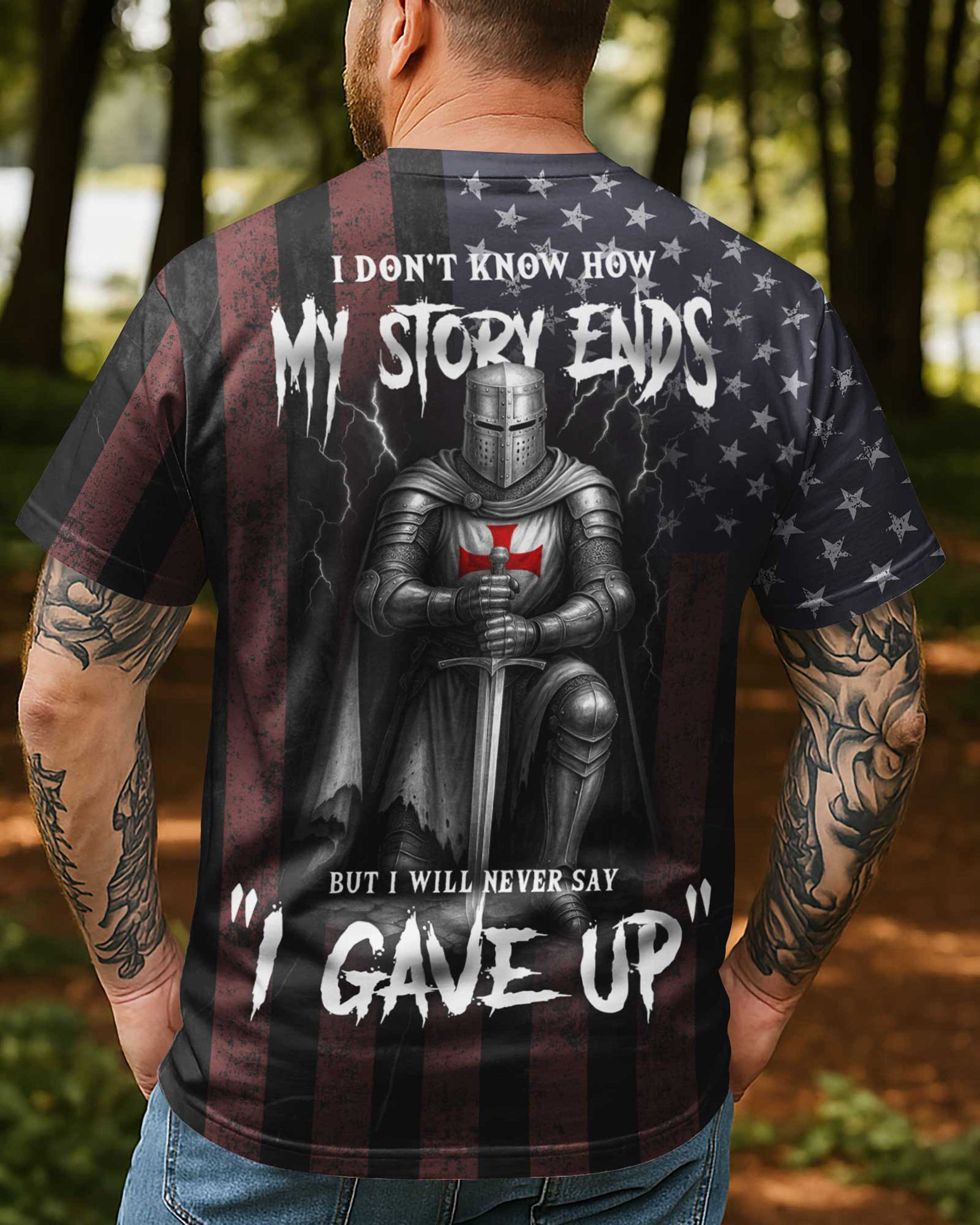 T-shirt imprimé « I Don't Know How My Story Ends »
