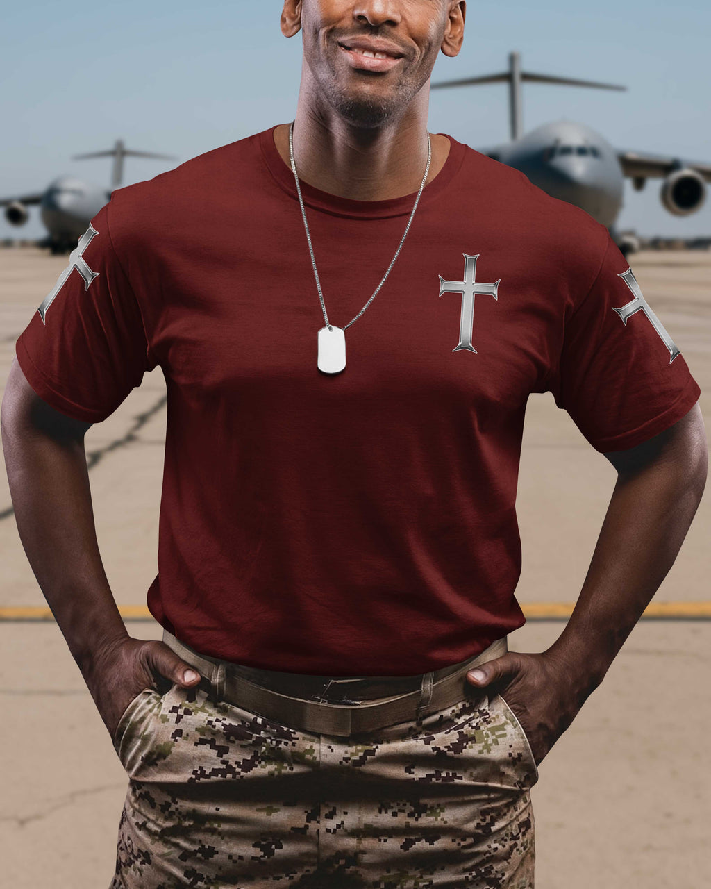 Trained By The Corps Redeemed By The Cross T-Shirt