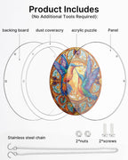 Twin Wings of Radiance Light Suncatcher-Acrylic Window Art