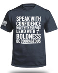 Confidence-Purpose-Boldness-Courage T-Shirt