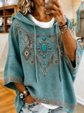 Women's Casual Printed Loose Sweatshirt