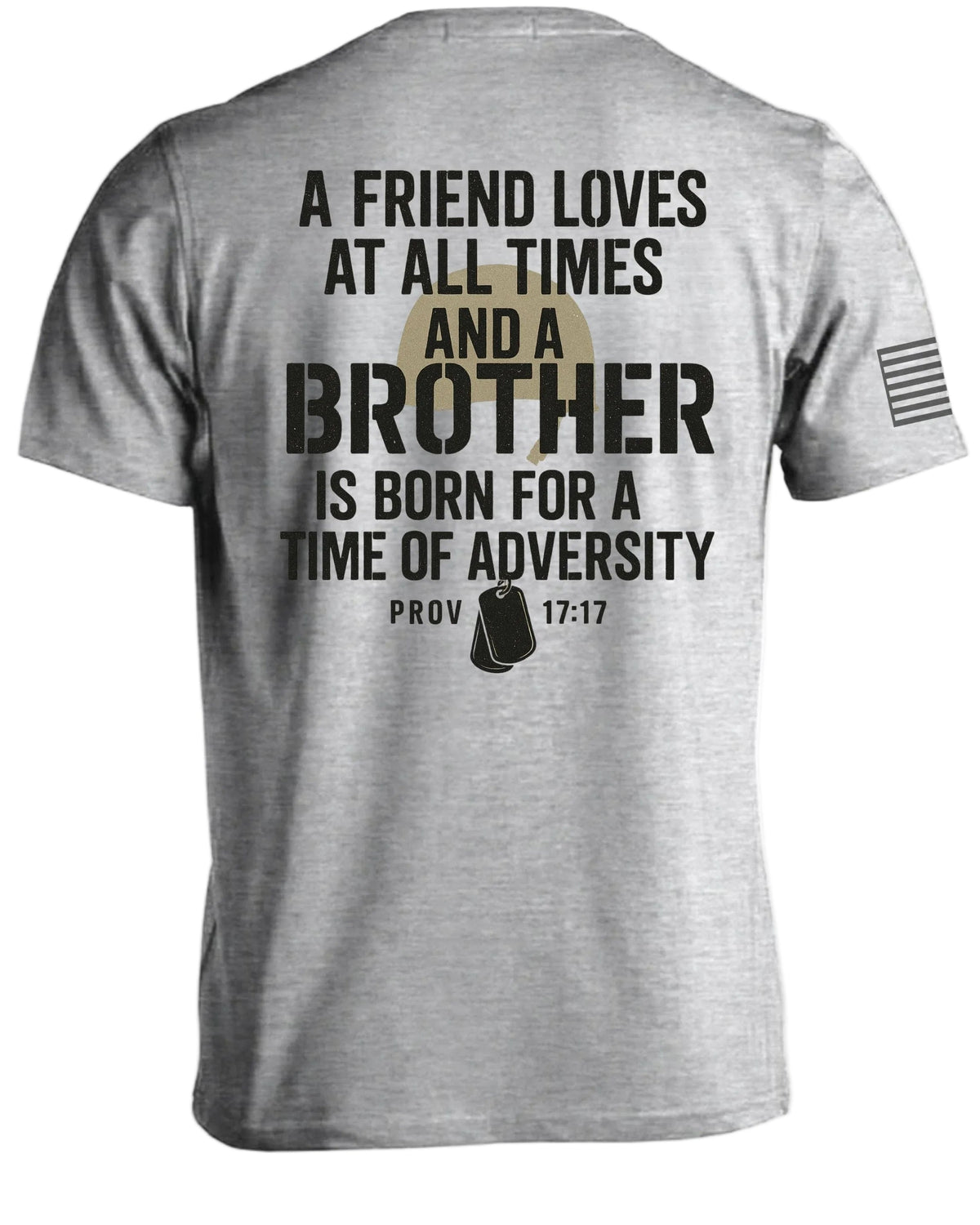 Ein Freund liebt allezeit, und als Bruder wird er in der Not geboren Spr 17,17 T-Shirt