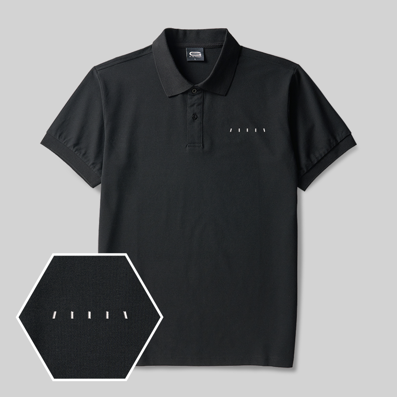 Alien Geek Embroidered Polo Shirt