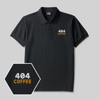 404 Coffee Geek Embroidered Polo Shirt
