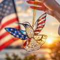 American 250th Anniversary Hummingbird Ornament