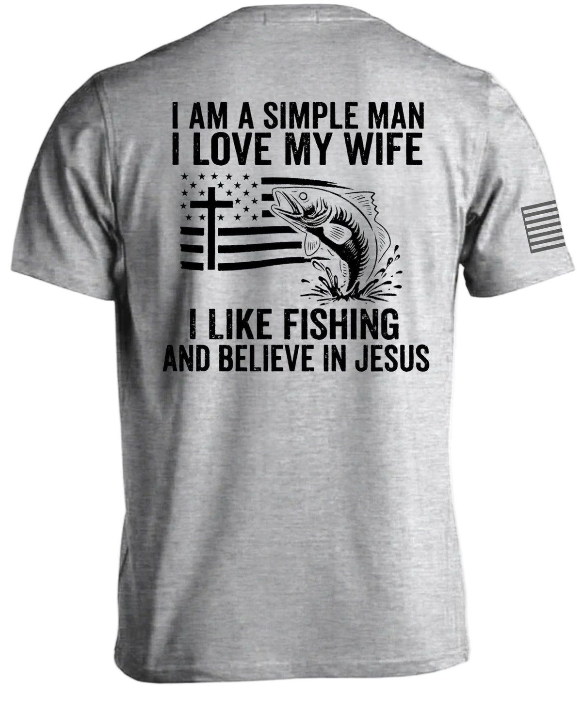 Simple Man Fishing T-Shirt
