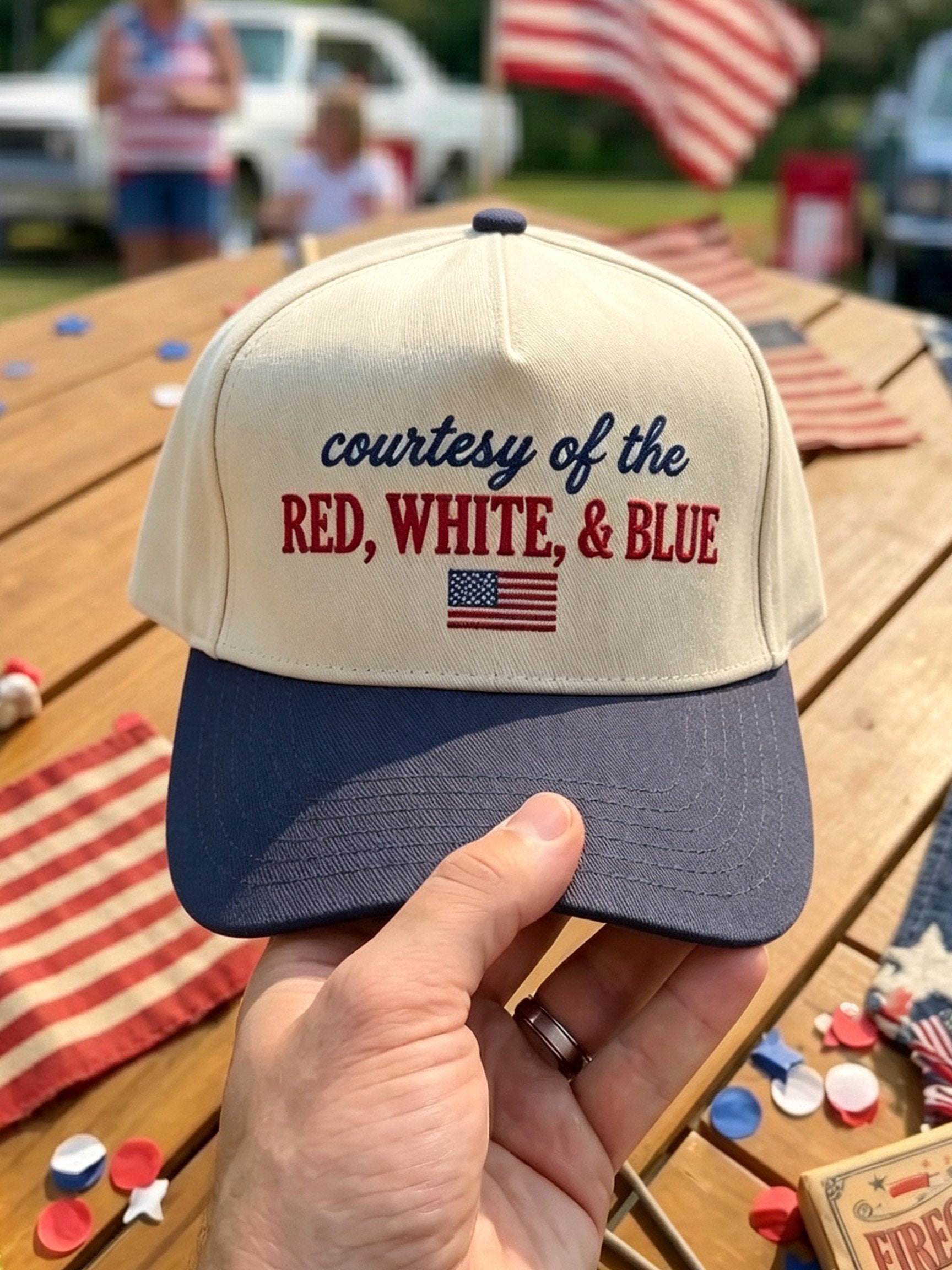 Amerikanischer patriotischer Country-Musik-Hut (Unisex)