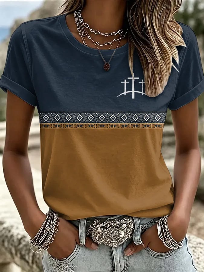 Women's 'Y'all Can Kiss My Dallas' Print Casual T-Shirt