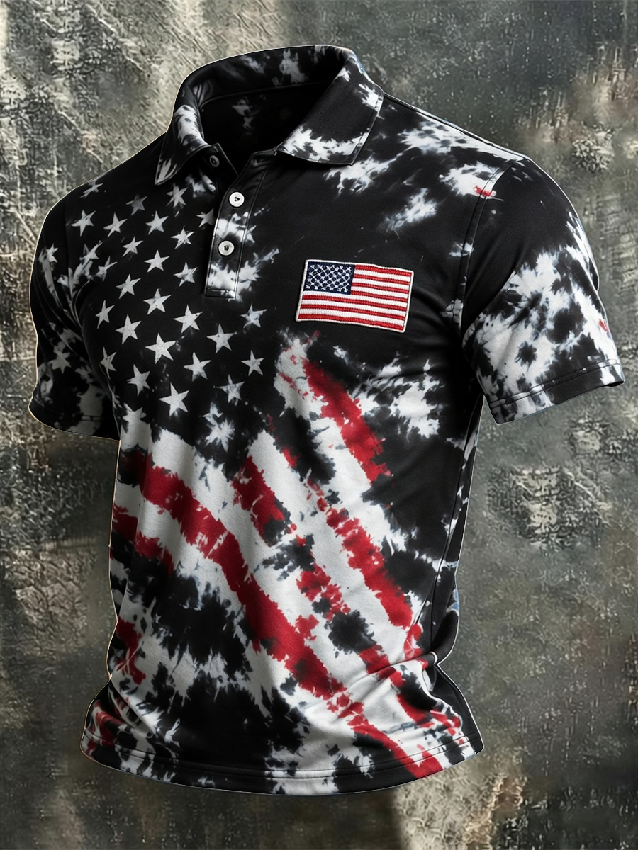 Men's America Anniversary Short-Sleeve Polo Shirt