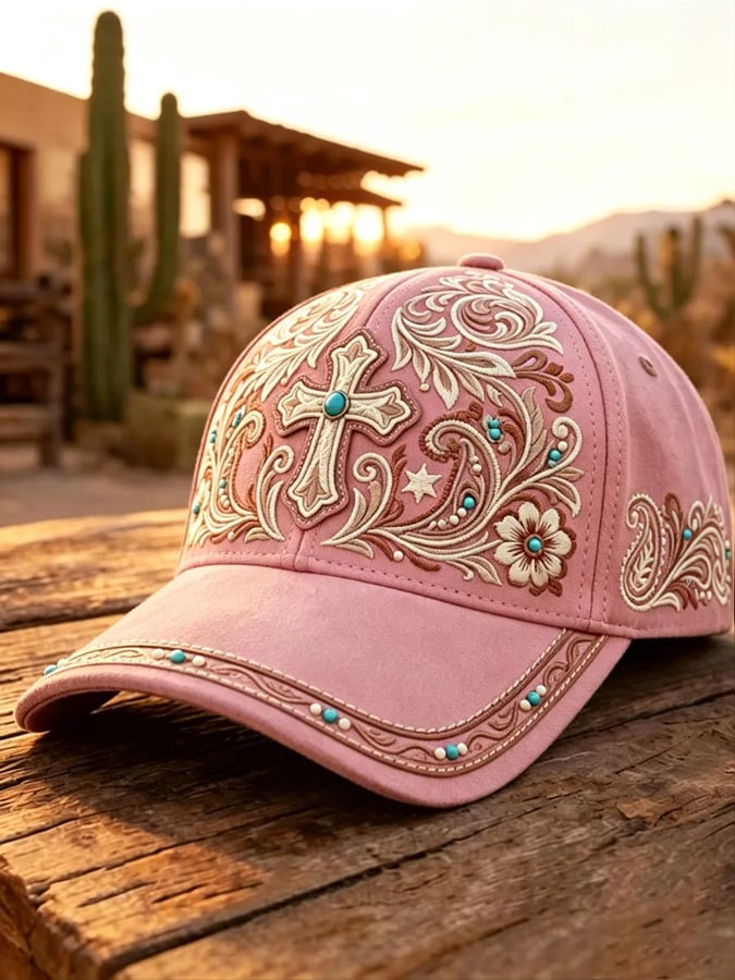 Sombreros unisex con estampado retro western