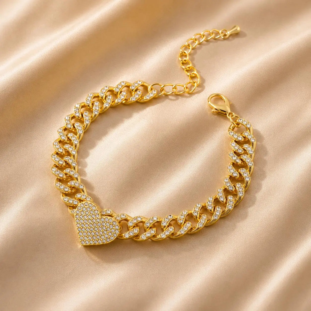 Butterfly Heart Anklet for Women – Gold/Silver Plated
