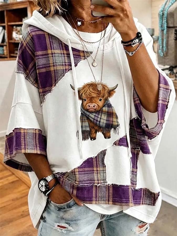 Women'S Casual Retro Print Top