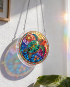 Stained Glass Sea Turtle Light Suncatcher-Acrylic Window Art