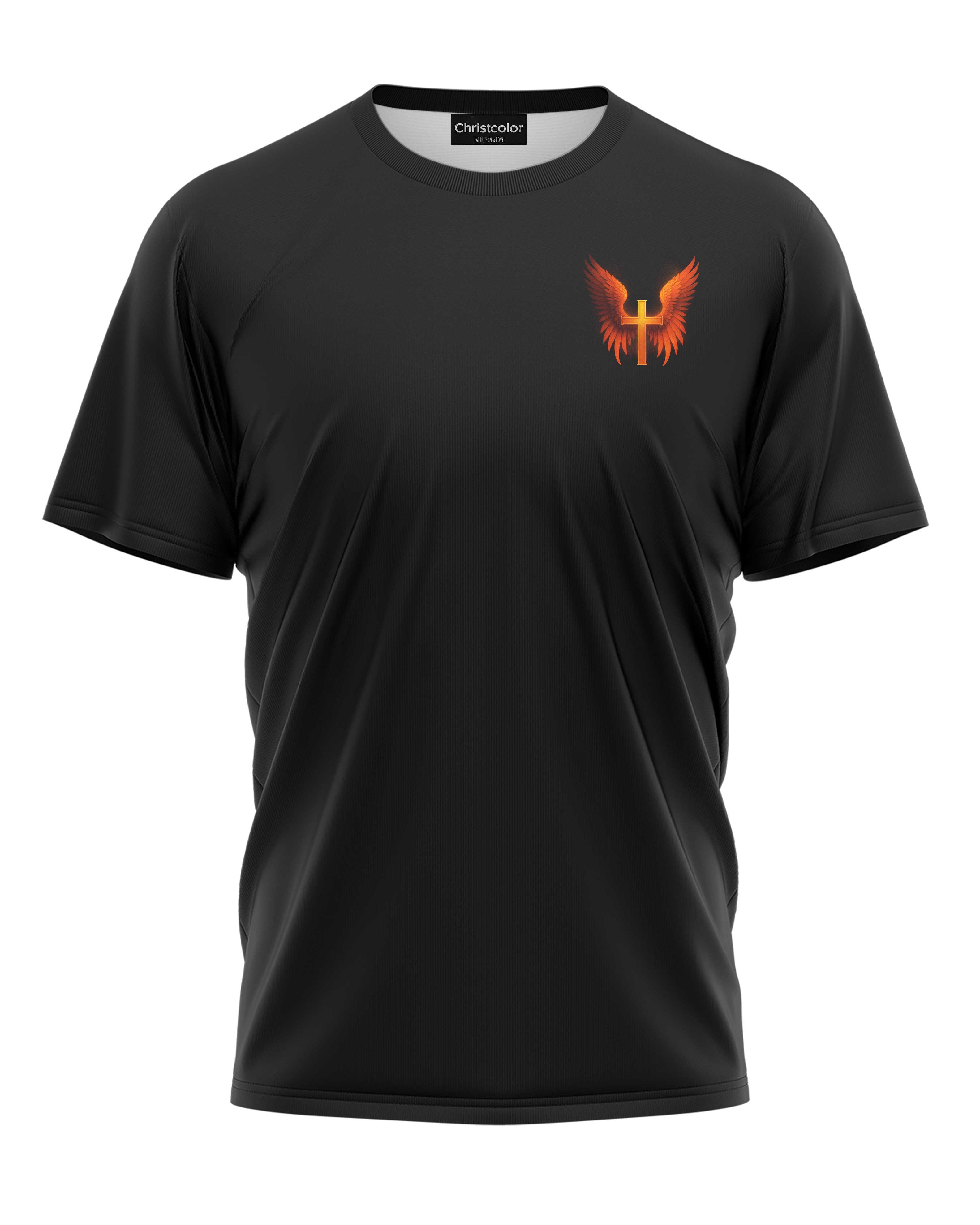 Mein Glaube ruht nicht ganzflächiges T-Shirt