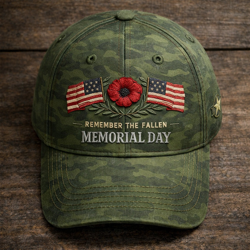 Memorial Day Print Casual Hat