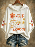 Women's Autumn Jesus Faith Hooded Top