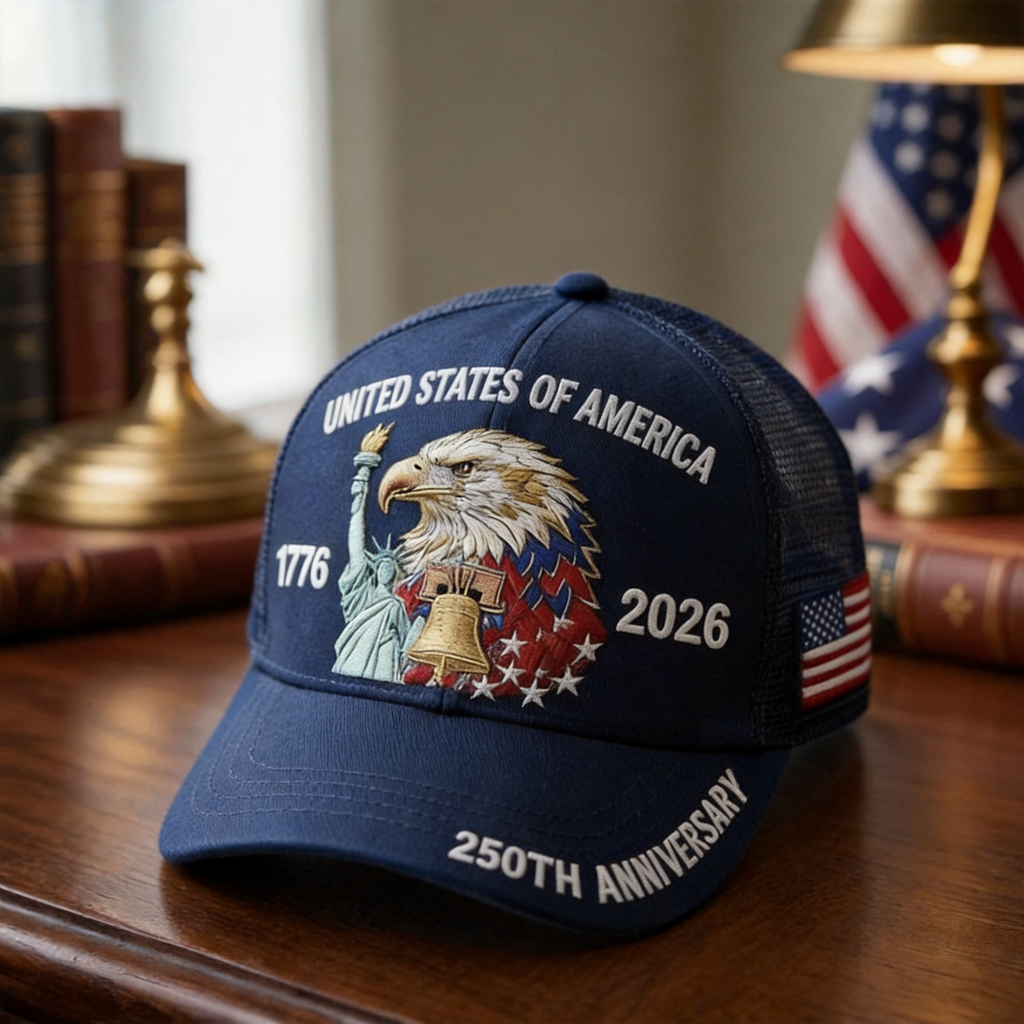 USA 250th Anniversary Commemorative Cap – 1776-2026 Heritage Edition