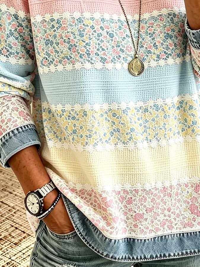 Women'S Casual Printed Top