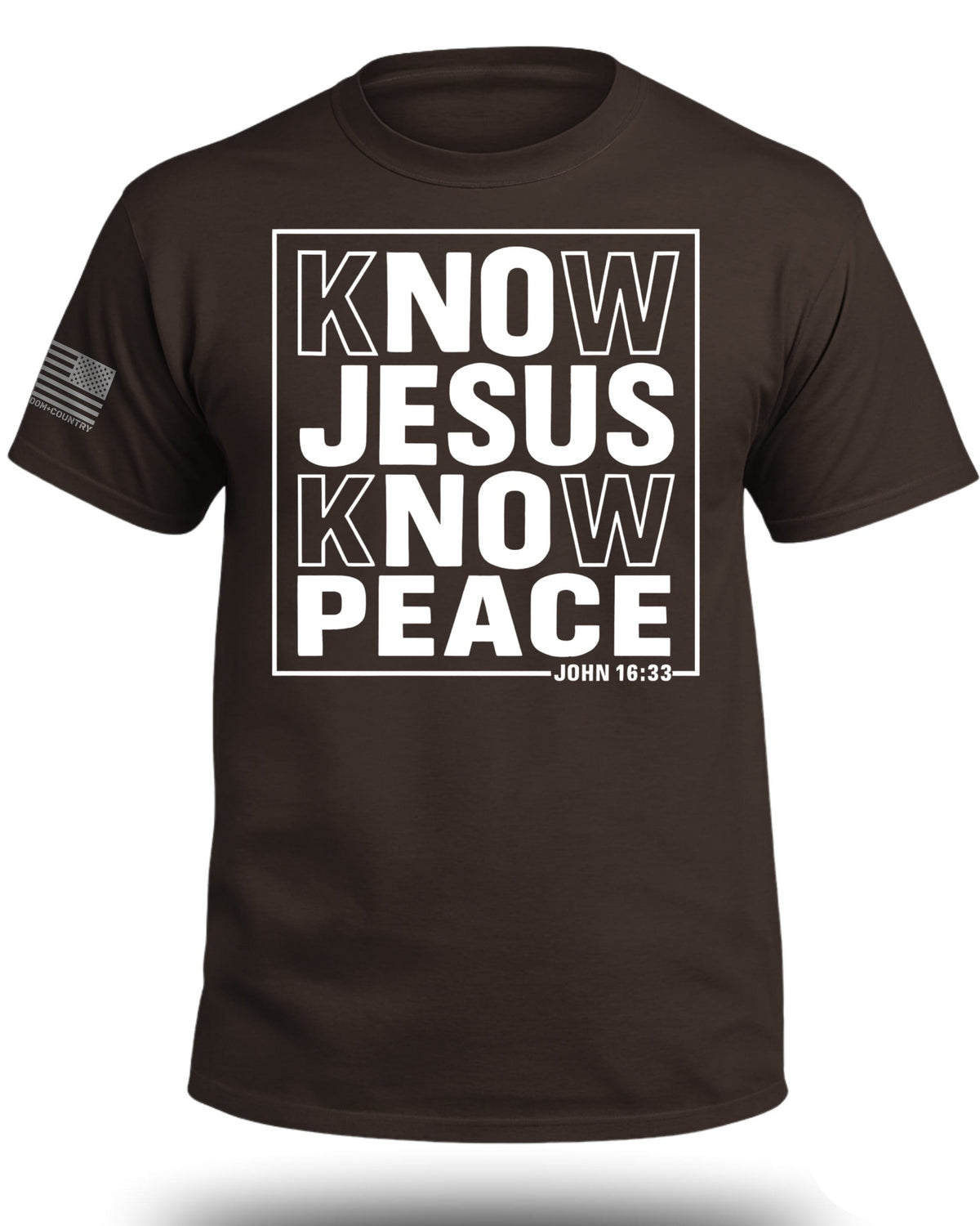 Know Jesus Know Peace John 16 33 T-Shirt
