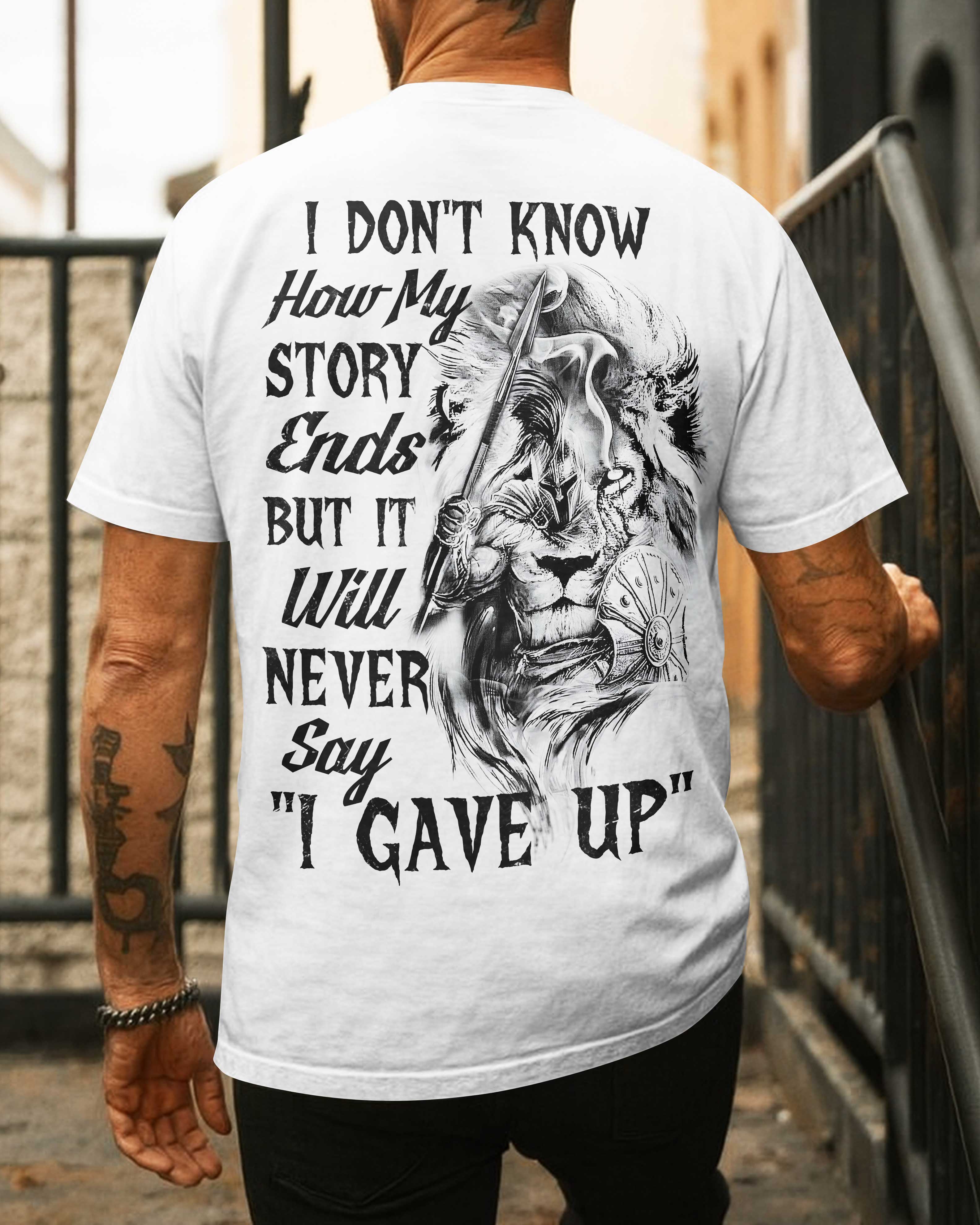 Camiseta Nunca dirá «Me rendí»