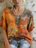 Women'S Casual Cotton Linen Top