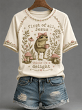 „Zuallererst hält Jesus mich für eine Wonne“ Bequemes T-Shirt