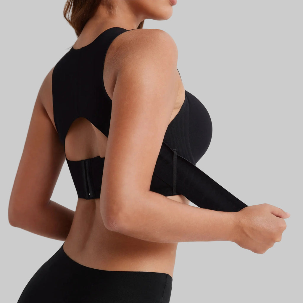 Seamless Shaping Posture Bra | Wireless Push Up & Back Support