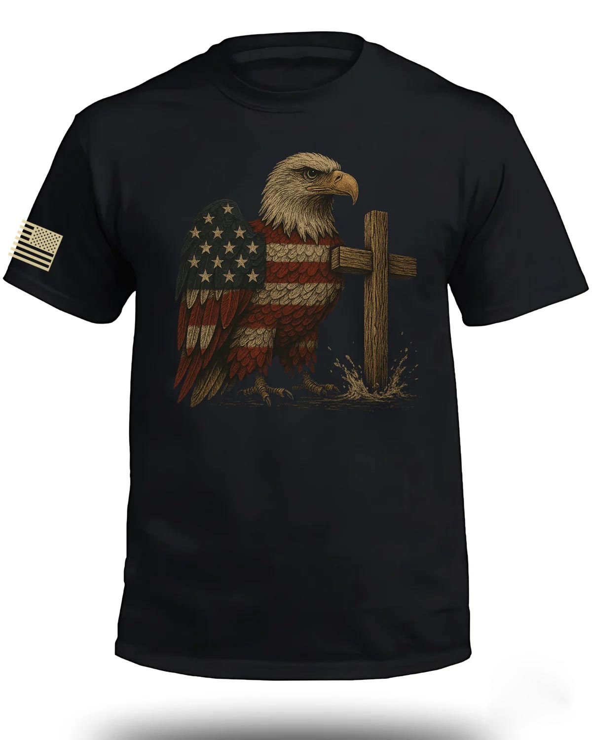 Patriotic Eagle Isaiah 40 31 T-Shirt