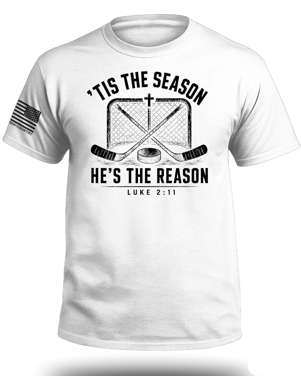 'Tis The Season He's The Reason - Hockey T-Shirt