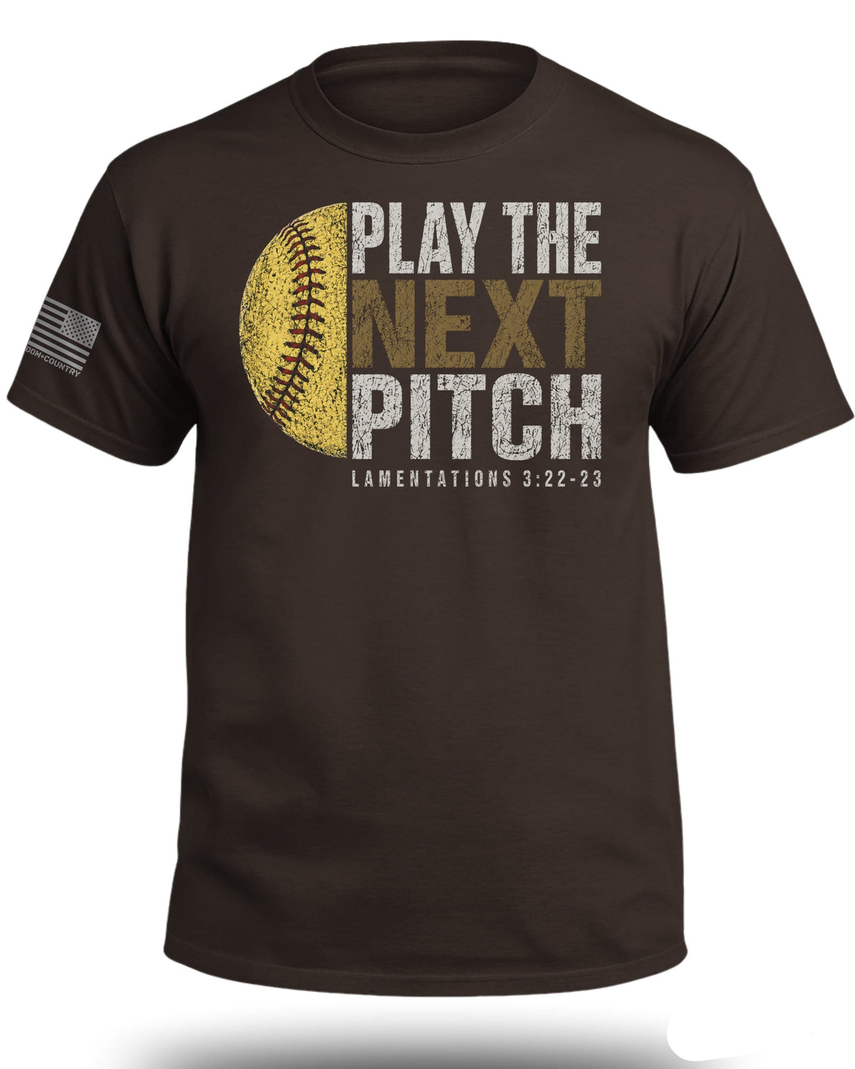 Play The Next Pitch Softball T-Shirt